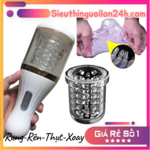 [Mã 006] Máy Thủ Dâm DIBE Rung Rên + Xoay Đảo Chiều | Tự Động Rung Thụt | Rên Co Bóp | Hút Cực Thật | Siêu thị người lớn 24h